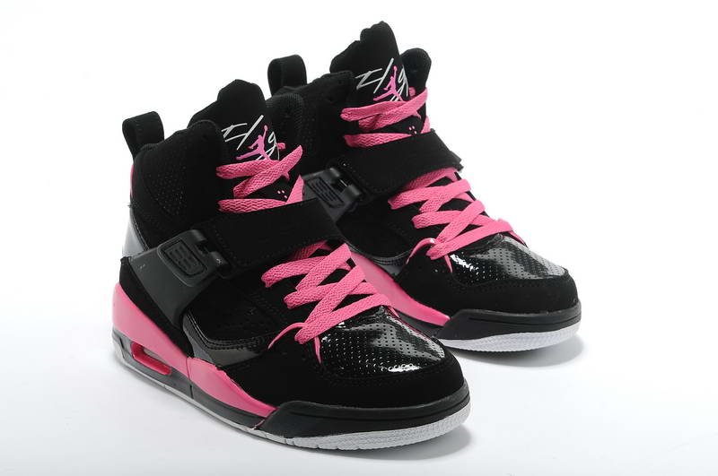 Air Jordan Retro 4.5 Nouvelles Chaussures Femmes New Rose Noire (5)